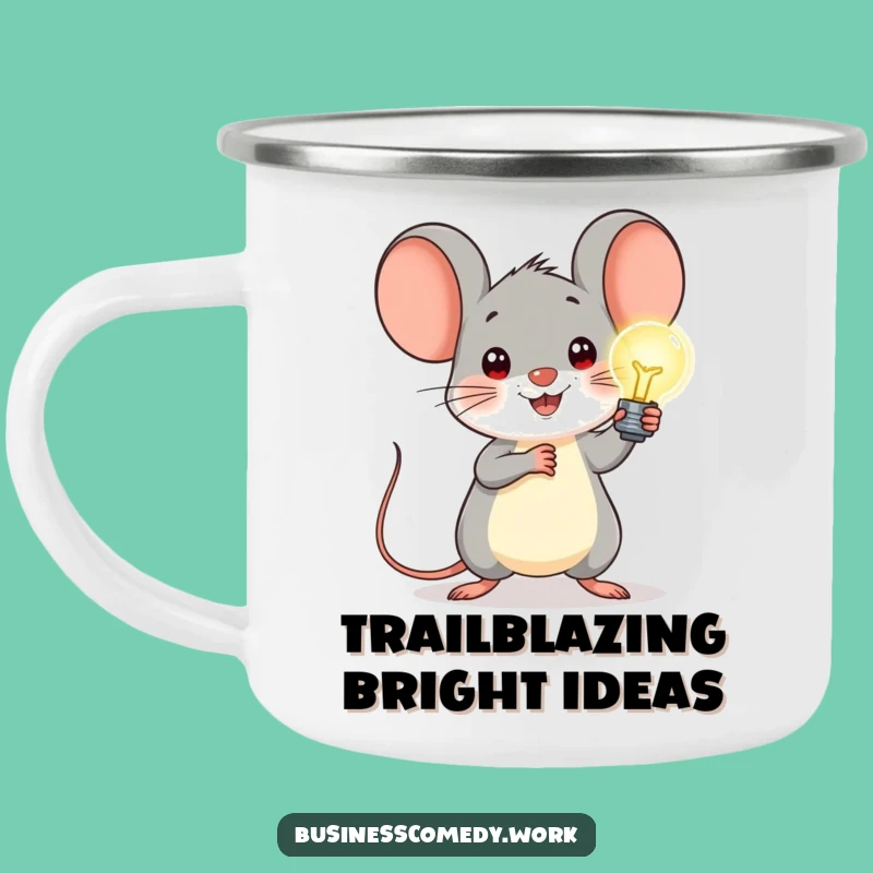 Funny Mouse Lightbulb Camping Mug: Ideas Glow by the Campfire