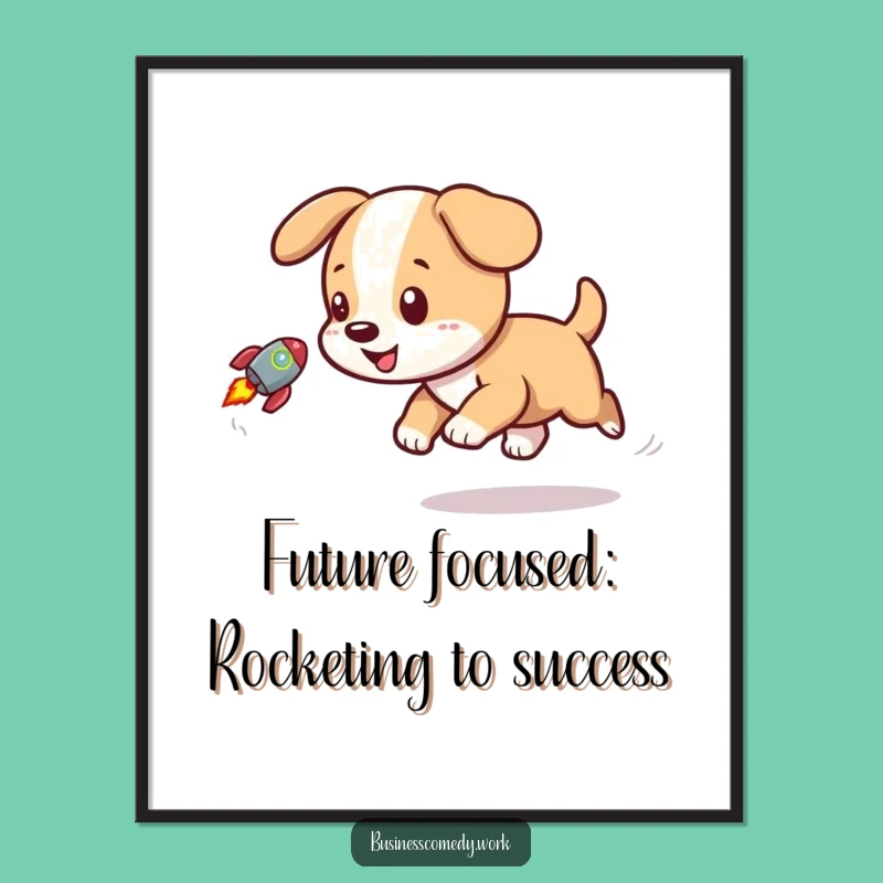 Free Printable Puppy Rocket Adventure Art - Funny Downloadable Decor for Playroom