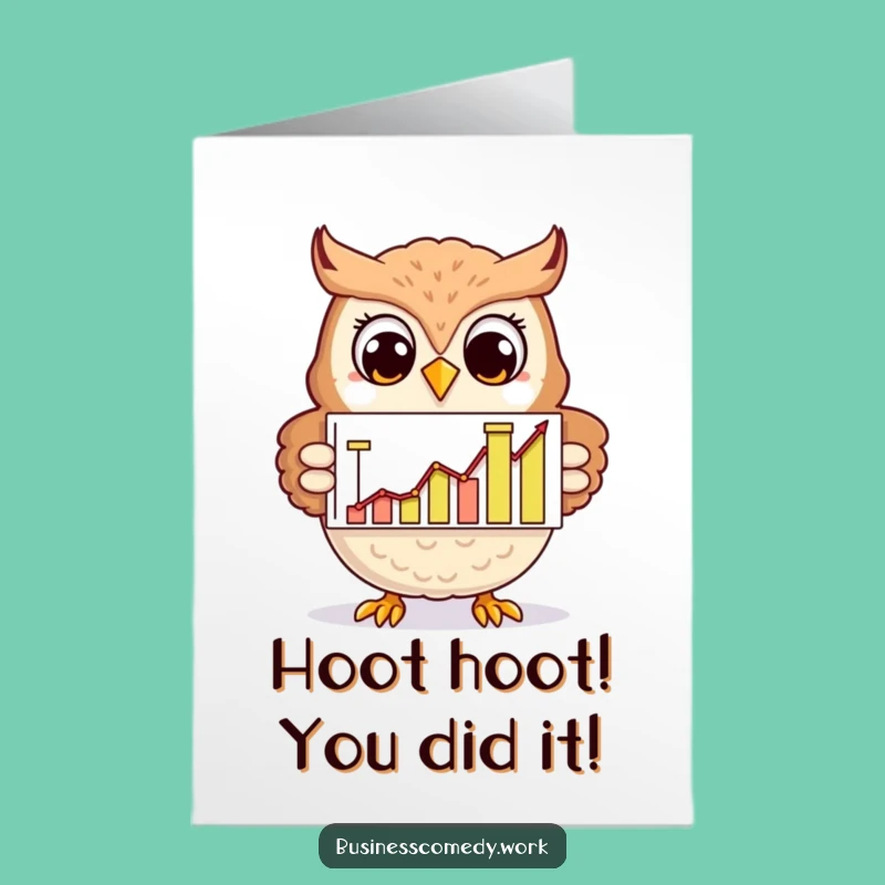 Free Printable Owl Congratulations Card: Smart Planner Funny Downloadable Gift