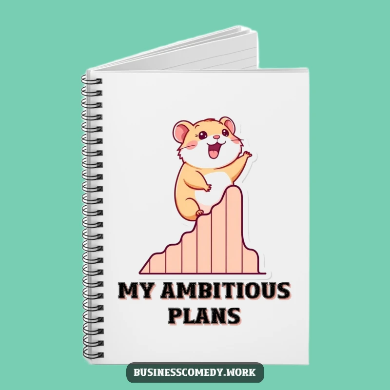 Funny Hamster Success Notebook - Climber Journal for Goals Gift