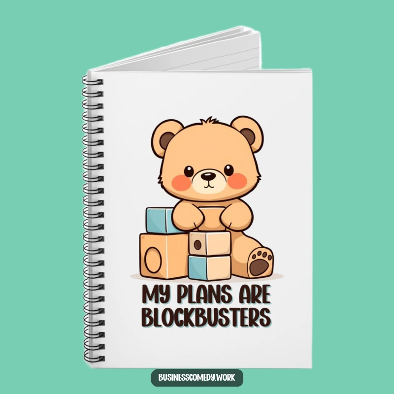 Funny Bear Cub Notebook - Focused Cub Journal for Ideas Gift